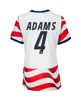 Billige Fotballdrakt Forente stater Tyler Adams #4 Replika Hjemmedrakt Dame VM 2026 Kortermet Billige Fotballdrakt Forente stater Tyler Adams #4 Replika Hjemmedrakt Dame VM 2026 Kortermet